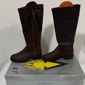 Volatile Women's Dark Brown Over the Knee Boots